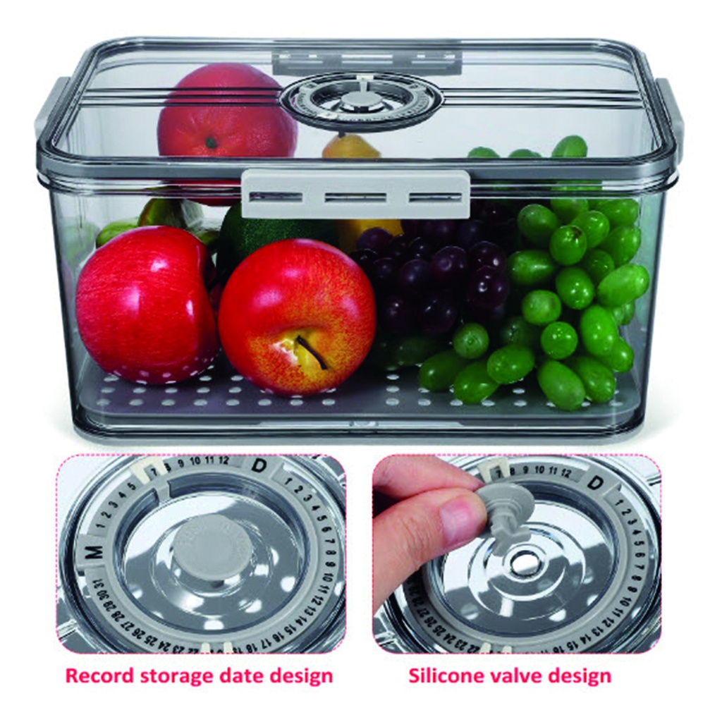 Organizador de Refrigerador hermetico fecha 32.5*22.5*11