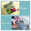 Organizador de Refrigerador hermetico fecha 32.5*22.5*11