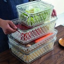 Organizador de Refrigerador con rejilla 33.5*21.5*5.5cm