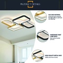 Luminaria plafón techo led 51W