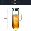 Jarra de vidrio de borosilicato 1200ML