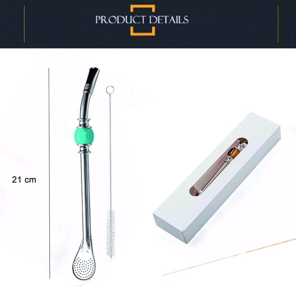 Bombilla acero con aplique desarmable Gris