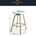 Banqueta metalica con asiento plastico