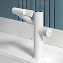 Canilla baño articulada digital Blanco