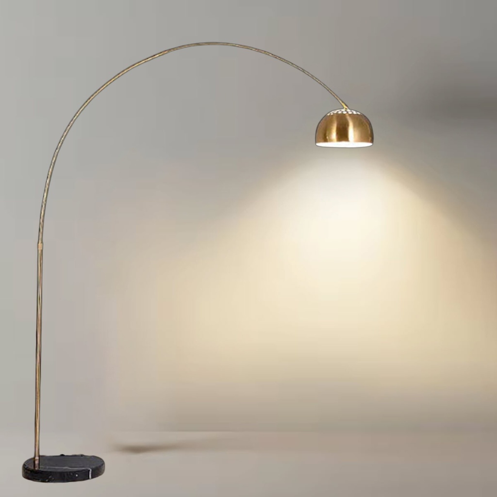 Lampara de pie Arco Gold