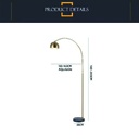 Lampara de pie Arco Gold