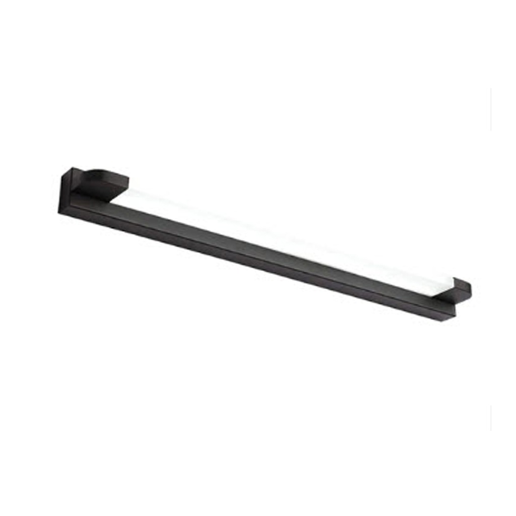 Luminaria de pared LED barra 65cm Negro