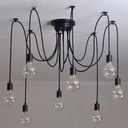 Luminaria colgante de techo 8 lamparas