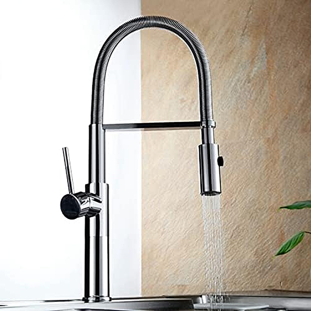 Monocomando de cocina Verona Silver Brush