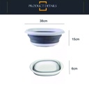 Palangana laton plegable 6 Litros Gris