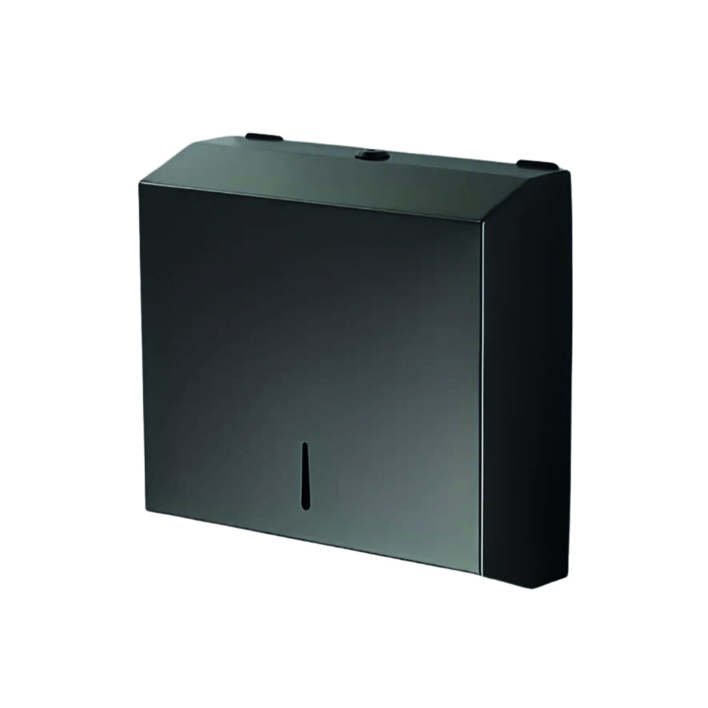 Dispensador toalla intercalada metálico Negro