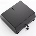 Dispensador toalla intercalada metalico Negro