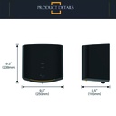 Seca manos ABS Jet Con Sensor 1650w Automático Negro