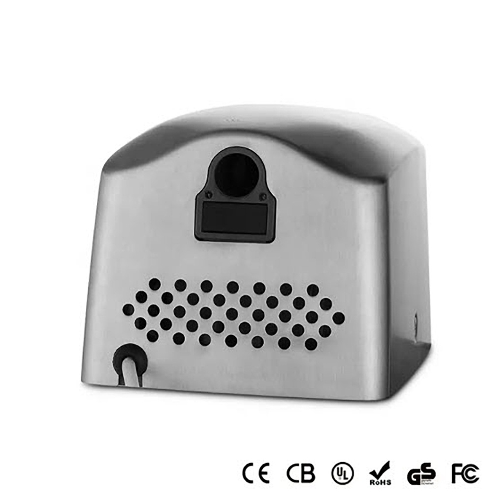 Seca manos Acero Inoxidable Jet Con Sensor 1350w Automático Negro