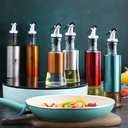 Aceitera vinagrera vidrio Acero 500ML Azul