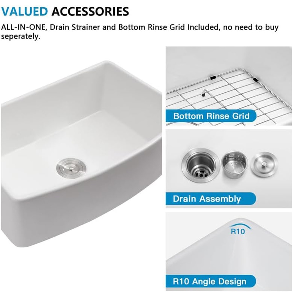 Bacha de cocina estilo campo