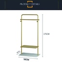 Perchero despojador base mármol