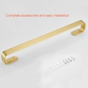 Toallero barra 40cm Dorado