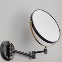 Espejo extensible Negro/Dorado