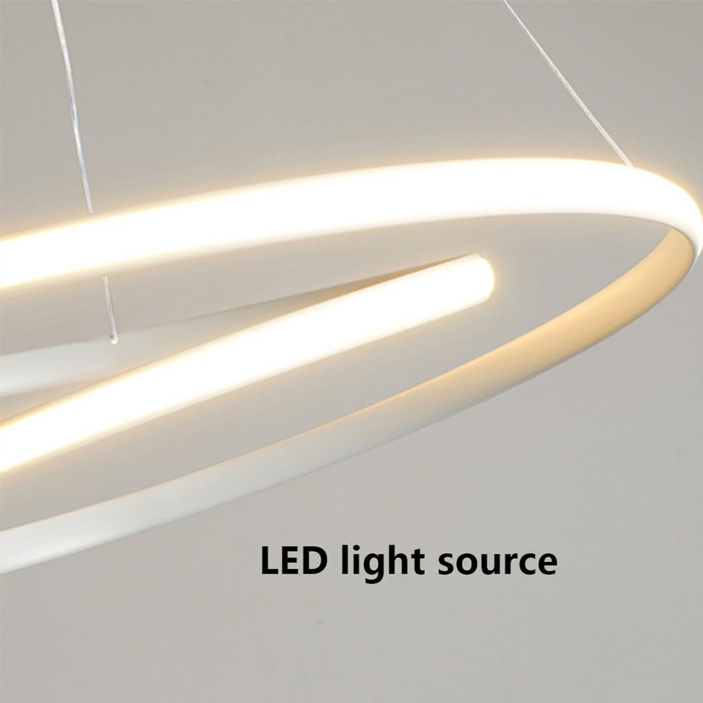 Luminaria led colgante 106W Negro