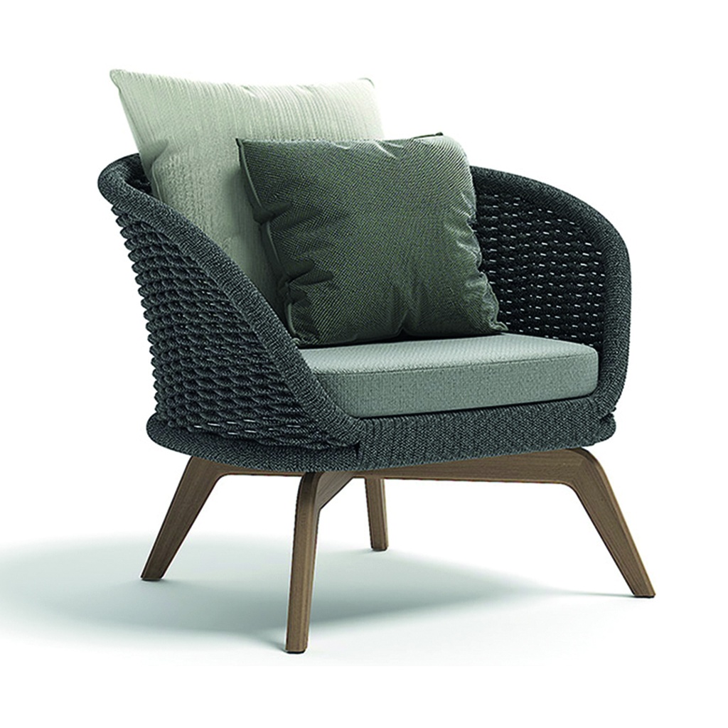 Sofá 1cuerpo Ludo de exterior interior Gris