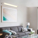 Luminaria de pared LED barra 65cm Blanco