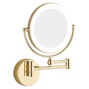 Espejo extensible Dorado