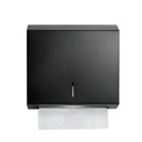 Dispensador toalla intercalada metalico Negro