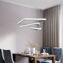 Luminaria led colgante 108W Gris