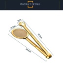 Pinza de cocina ideal fritos con escurridor gold