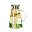 Jarra de vidrio de borosilicato cónica 1800ML Ambar