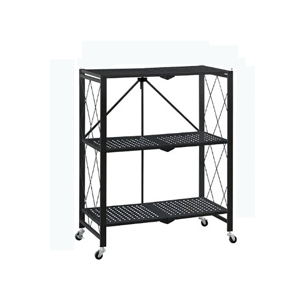 Rack para cocina pleagble con ruedas  3 estantes