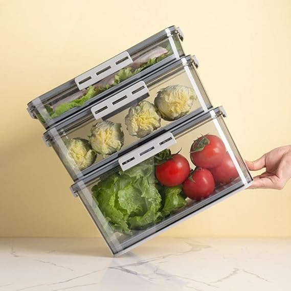 Organizador de Refrigerador hermetico fecha 32.5*17.5*15cm