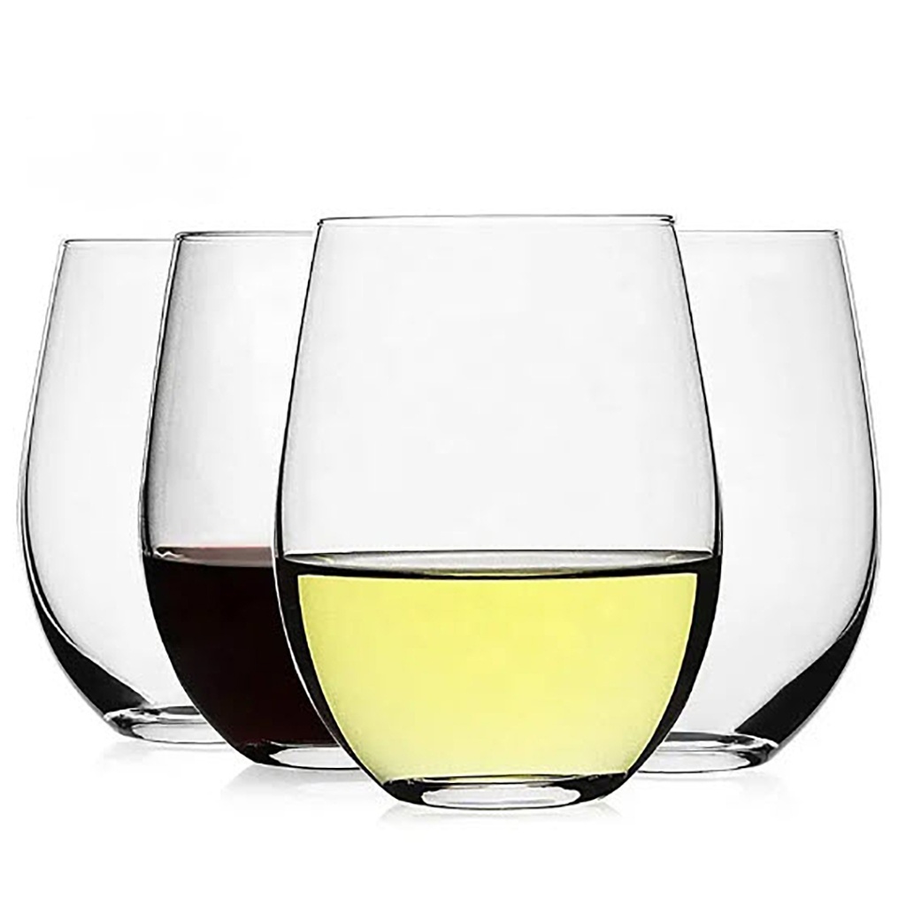 Vaso De Vino Vidrio Borosilicato Set x6 Unidades