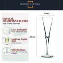 Copa champagne V 150ML Set x 6