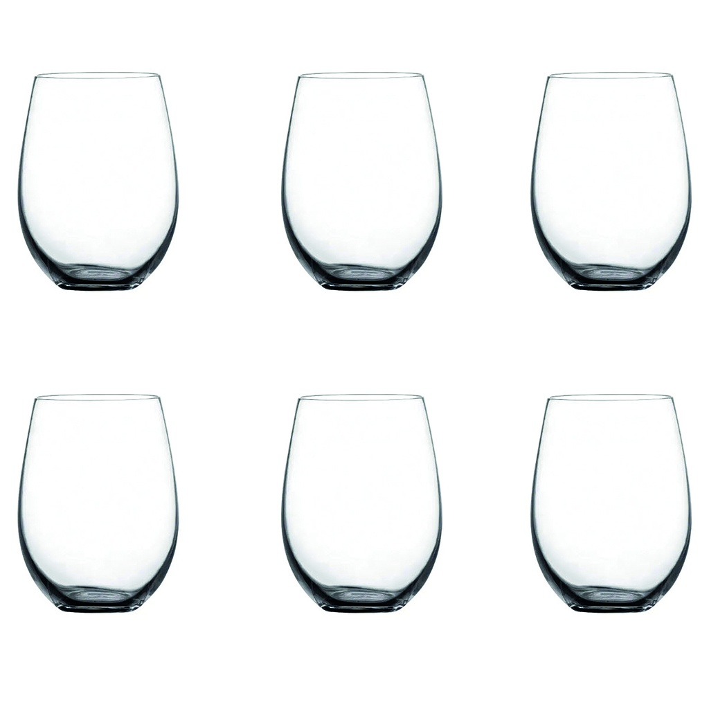 Vaso De Vino Vidrio Borosilicato Set x6 Unidades