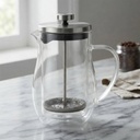 Cafetera prensa francesa 600ML vidrio de borosilicato doble pared