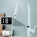 Canilla monocomando cocina smart touch Blanco