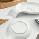 Reposa cucharon cerámica Blanco