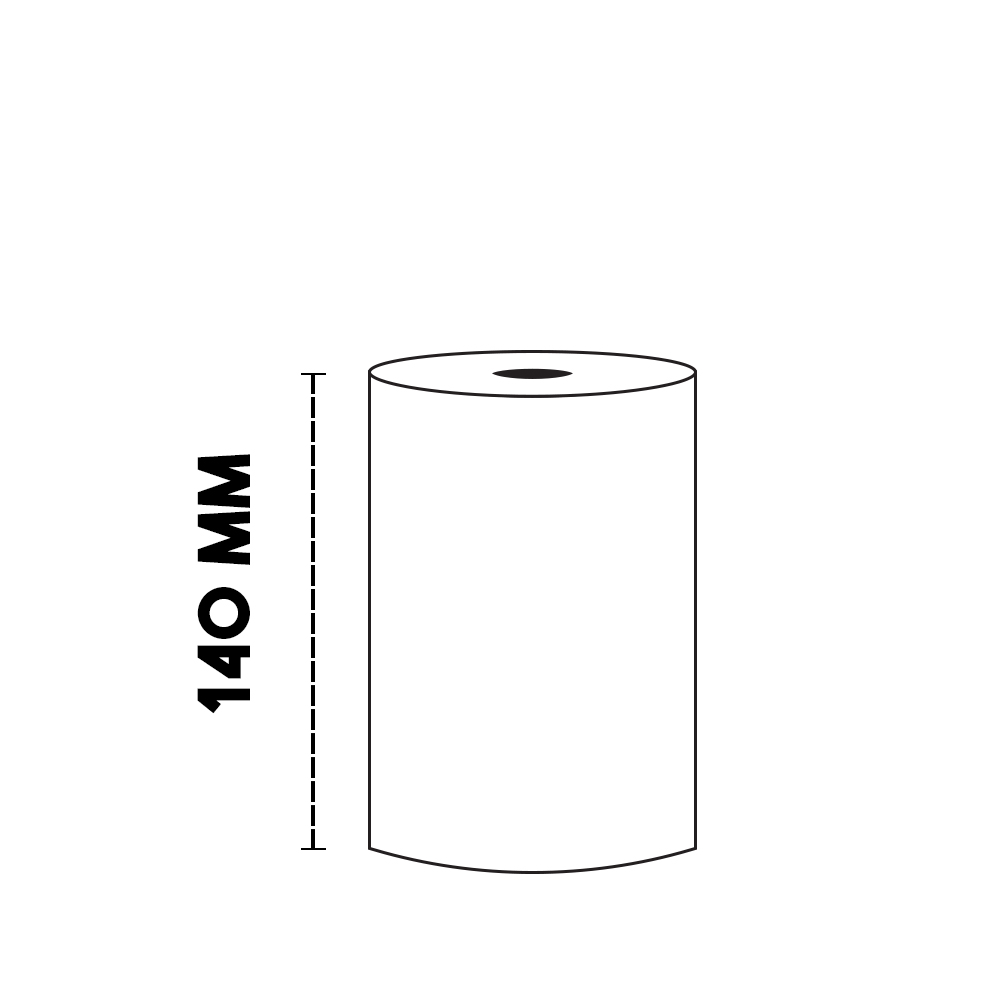 Unidad Rollo Térmico 110 mm X 140 m