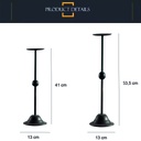 Porta vela candelabro hierro Set x 2