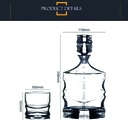 Decantador Whisky + Vasos Mod 11