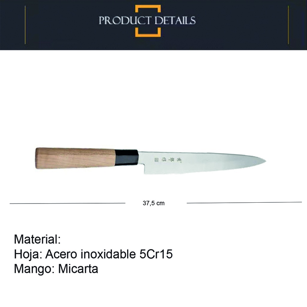 Cuchillo profesional Sushi Sashimi 37,5cm