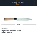 Cuchillo profesional Sushi Sashimi 37,5cm