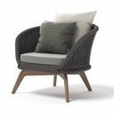 Sofá 1cuerpo Ludo de exterior interior Gris