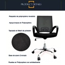 Silla de escritorio Sweden Negro