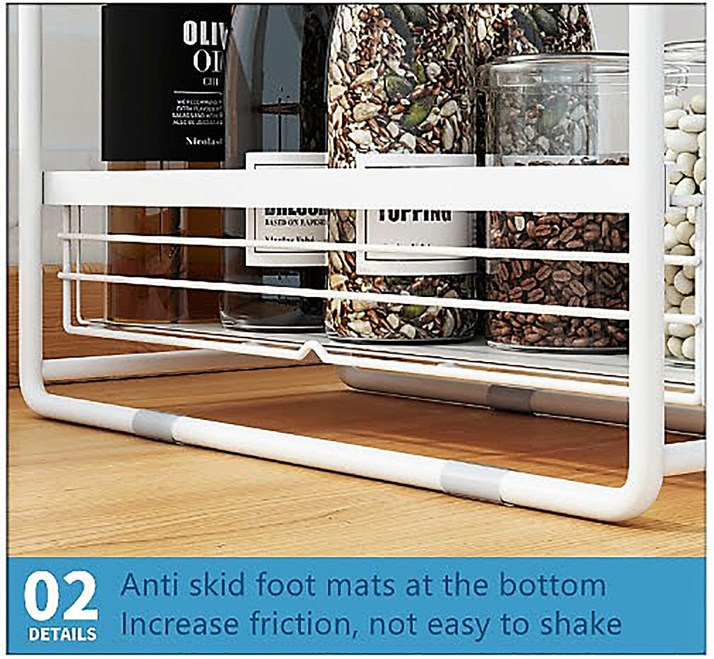 Organizador cocina Magnetico 3 niveles Blanco