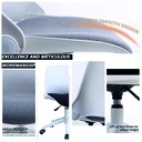 Silla de escritorio Iceland Blanco/Rosa