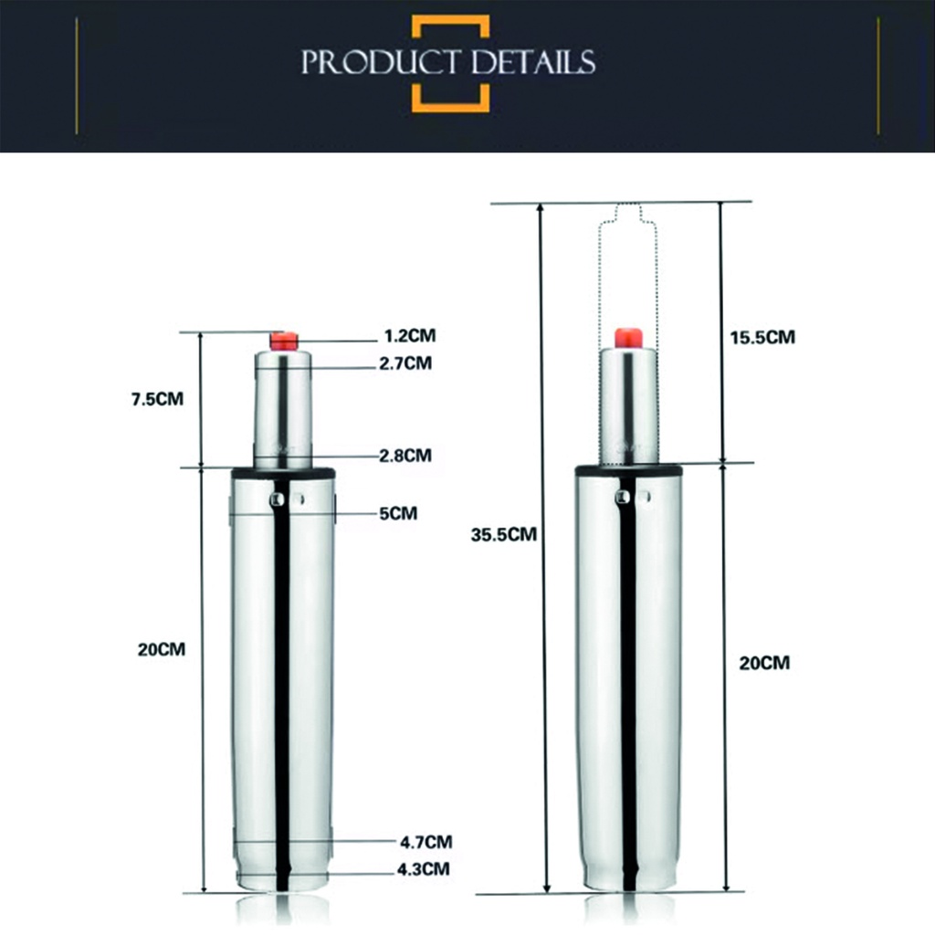 Silla de escritorio Iceland Blanco