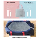 Lonchera térmica Aplique Gris